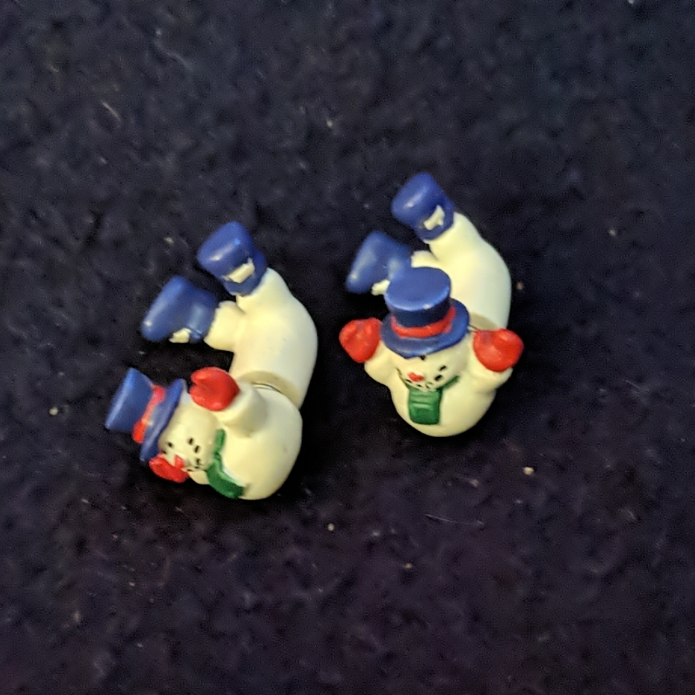 Snowman Earrings